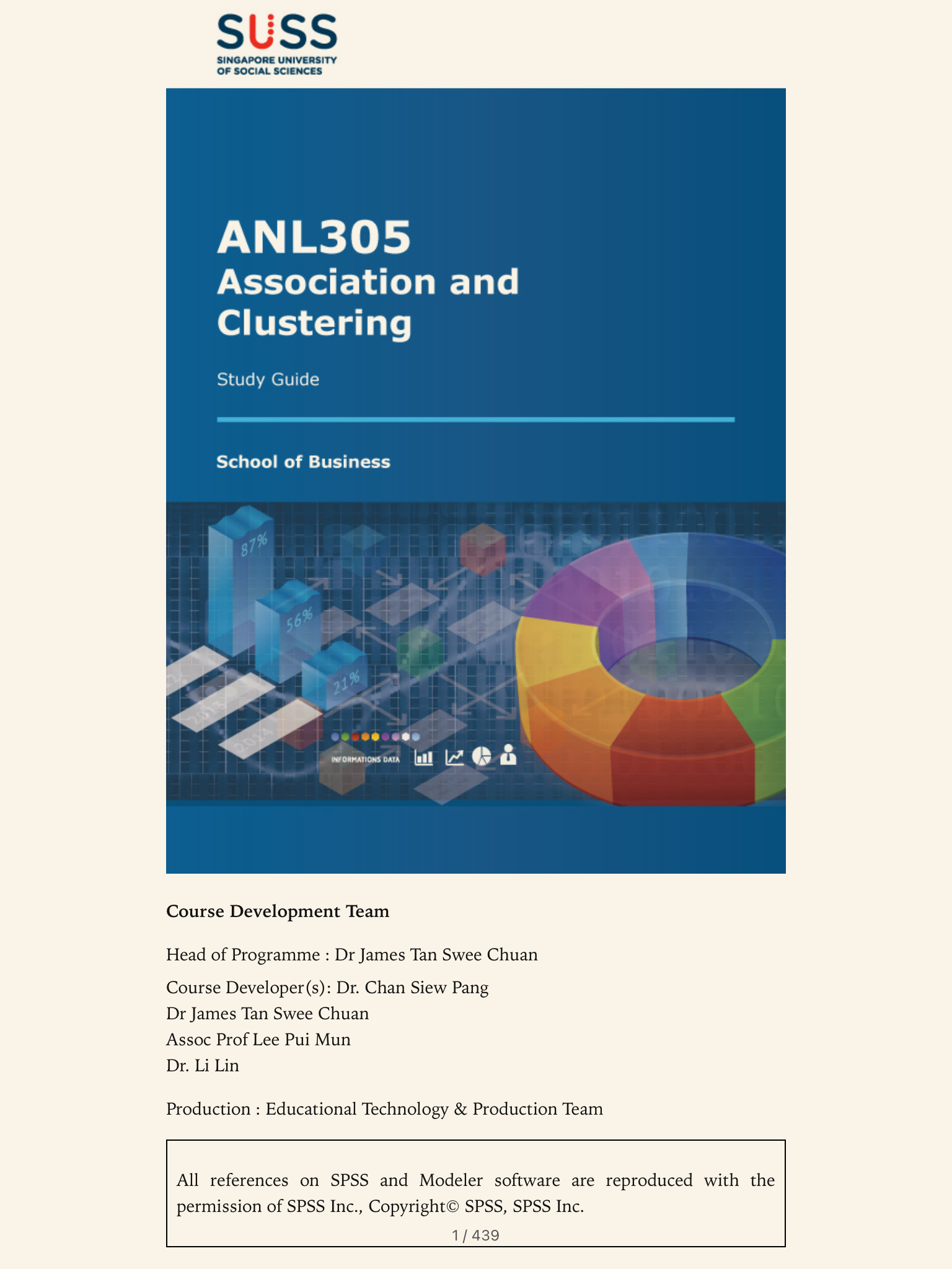 ANL305 Association and Clustering
