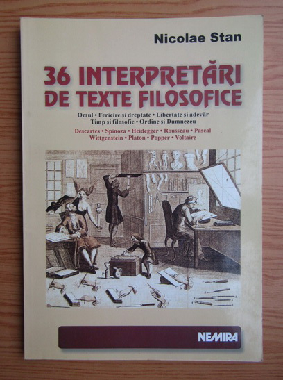 36 interpretări de texte filosofice