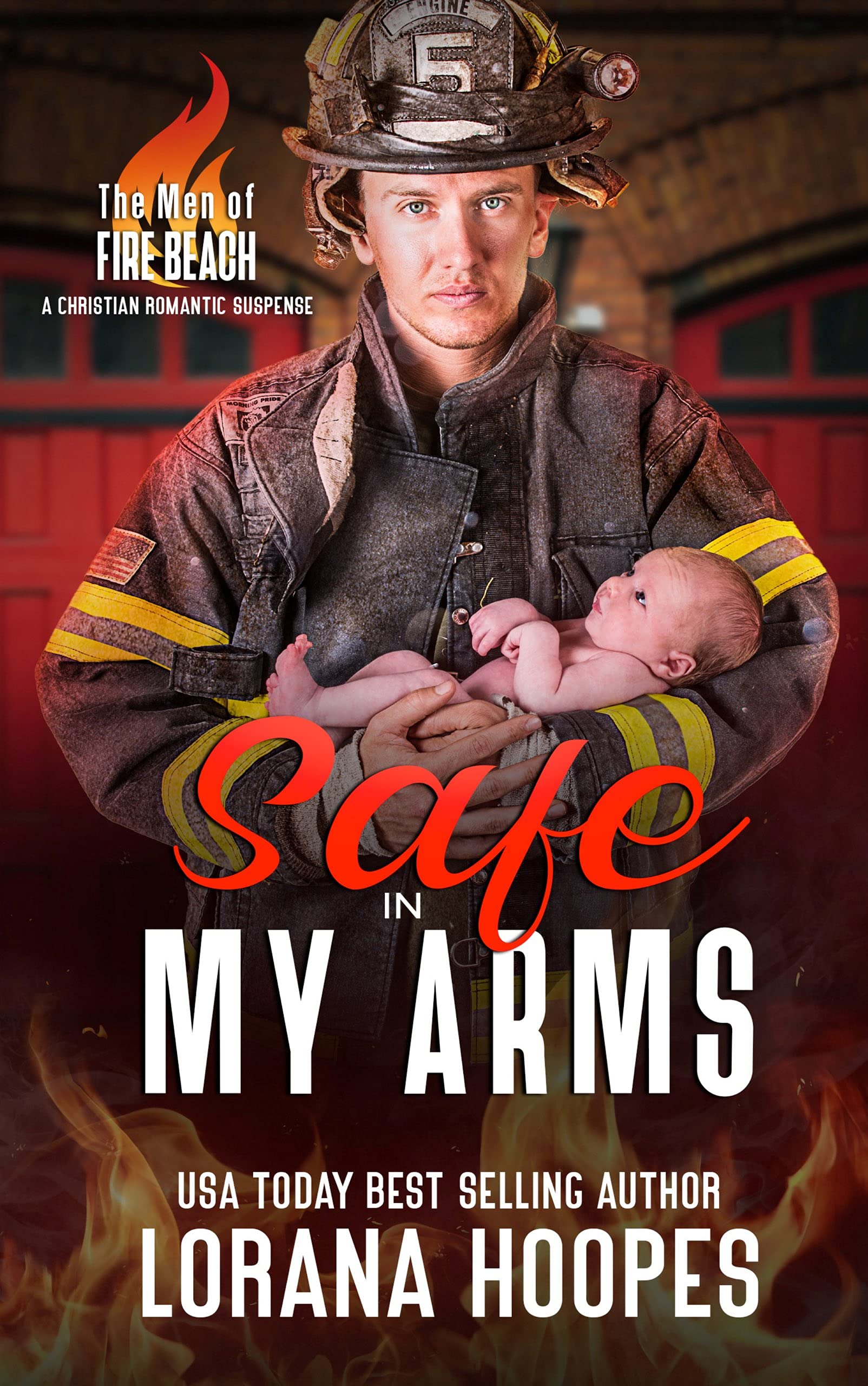 Safe in My Arms (The Men of Fire Beach #6)