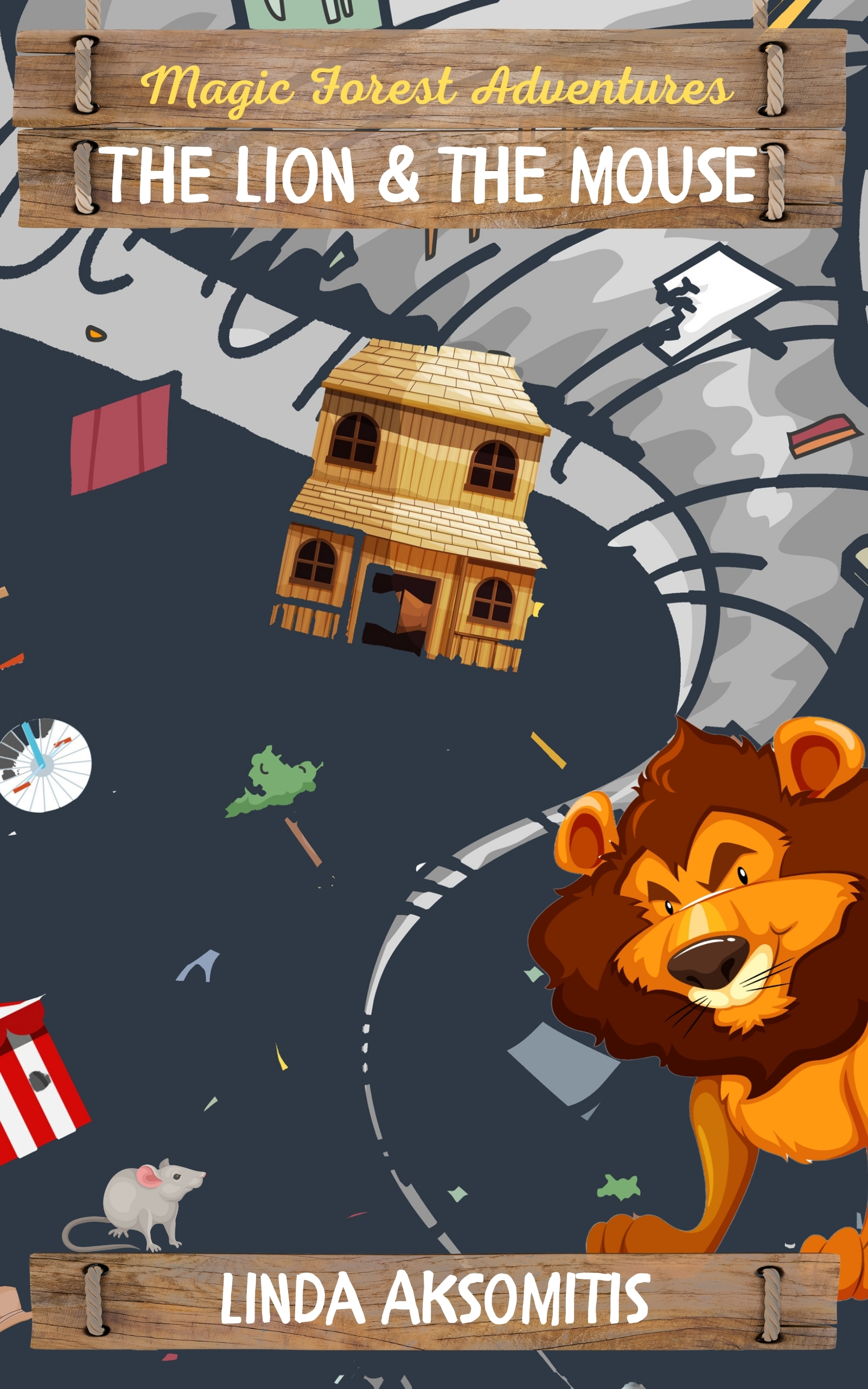 The Lion and the Mouse: An Easy Adventure Story (Beginning Reader Mouse Story) (Magic Forest Adventures)