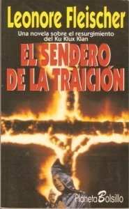 Portada de el sendero de la traición, de Leonore Fleischer
