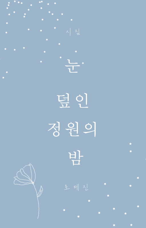 눈 덮인 정원의 밤