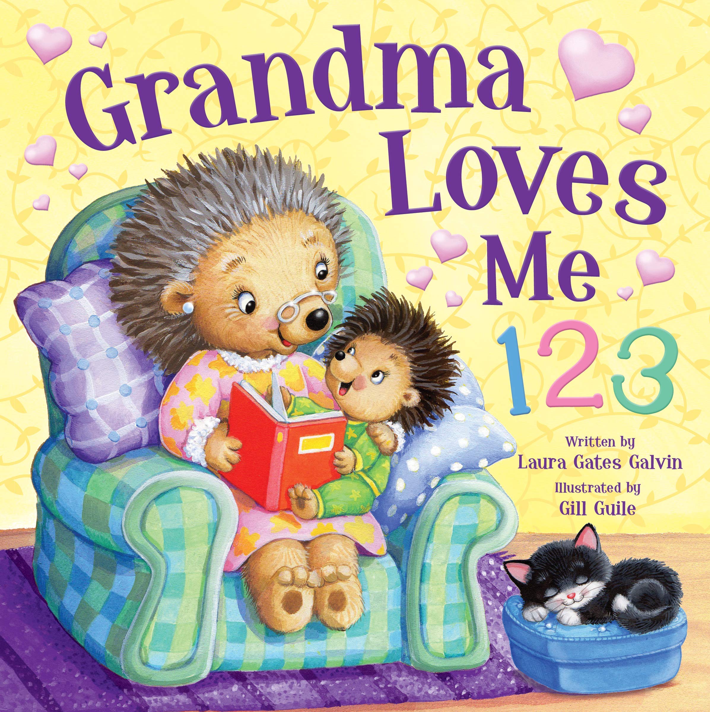 Grandma Loves Me 123 - Children's Picture Board Book for Toddlers | Learn to Count 1 to 10 | Rhyming Storytime Book with Adorable Animals & Bright Illustrations | Bedtime Story Book for Boys & Girls (Board book)