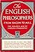 The English Philosophers from Bacon to Mill