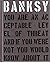 Banksy. You are an Acceptab...