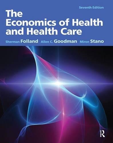 The Economics of Health and Health Care by Sherman Folland, Prentice Hall