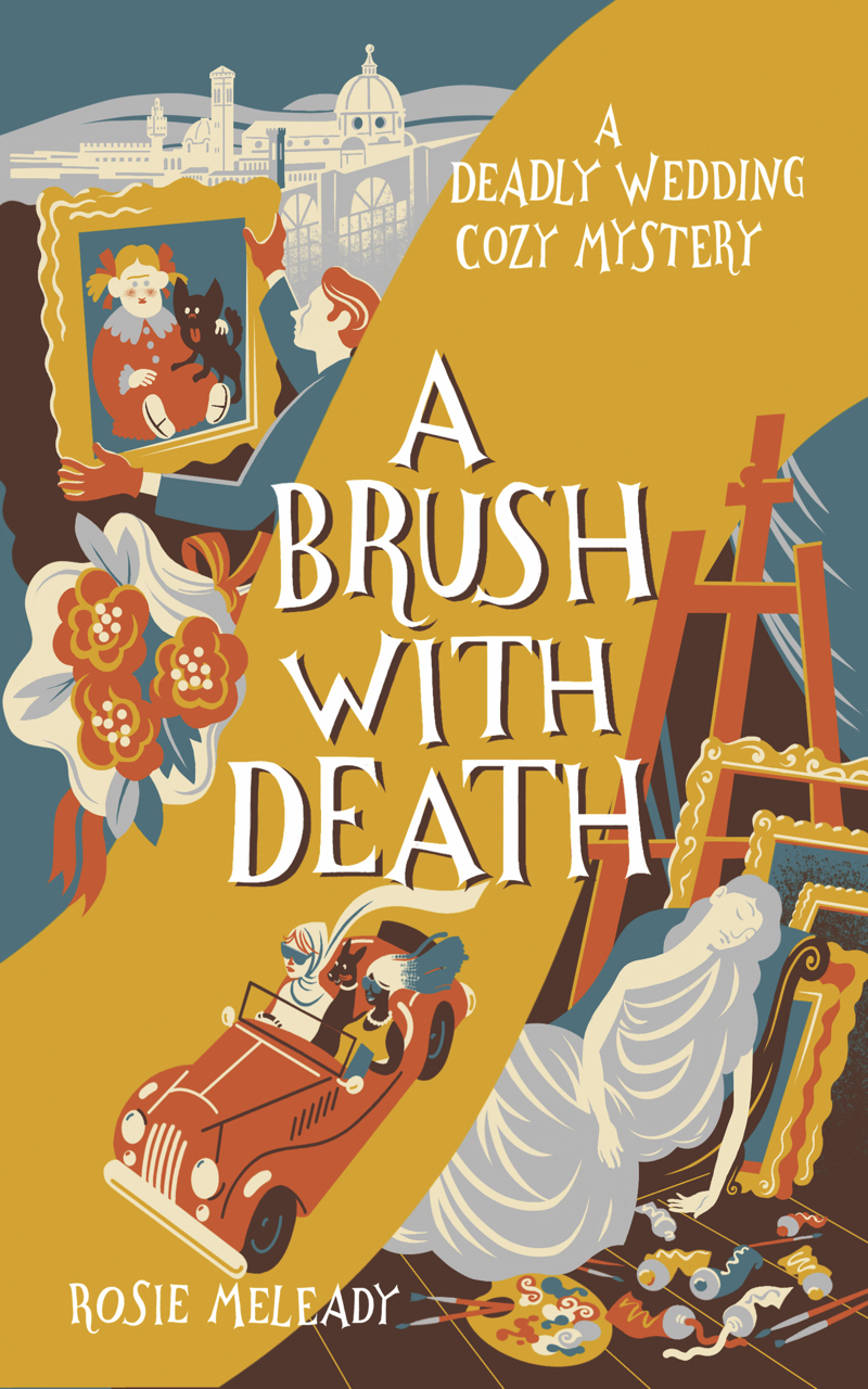 A Brush With Death (A Deadly Wedding Cozy Mystery)