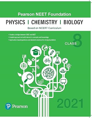 Pearson NEET Foundation Physics, Chemistry & Biology | Class 8 | 2021 Edition| By Pearson