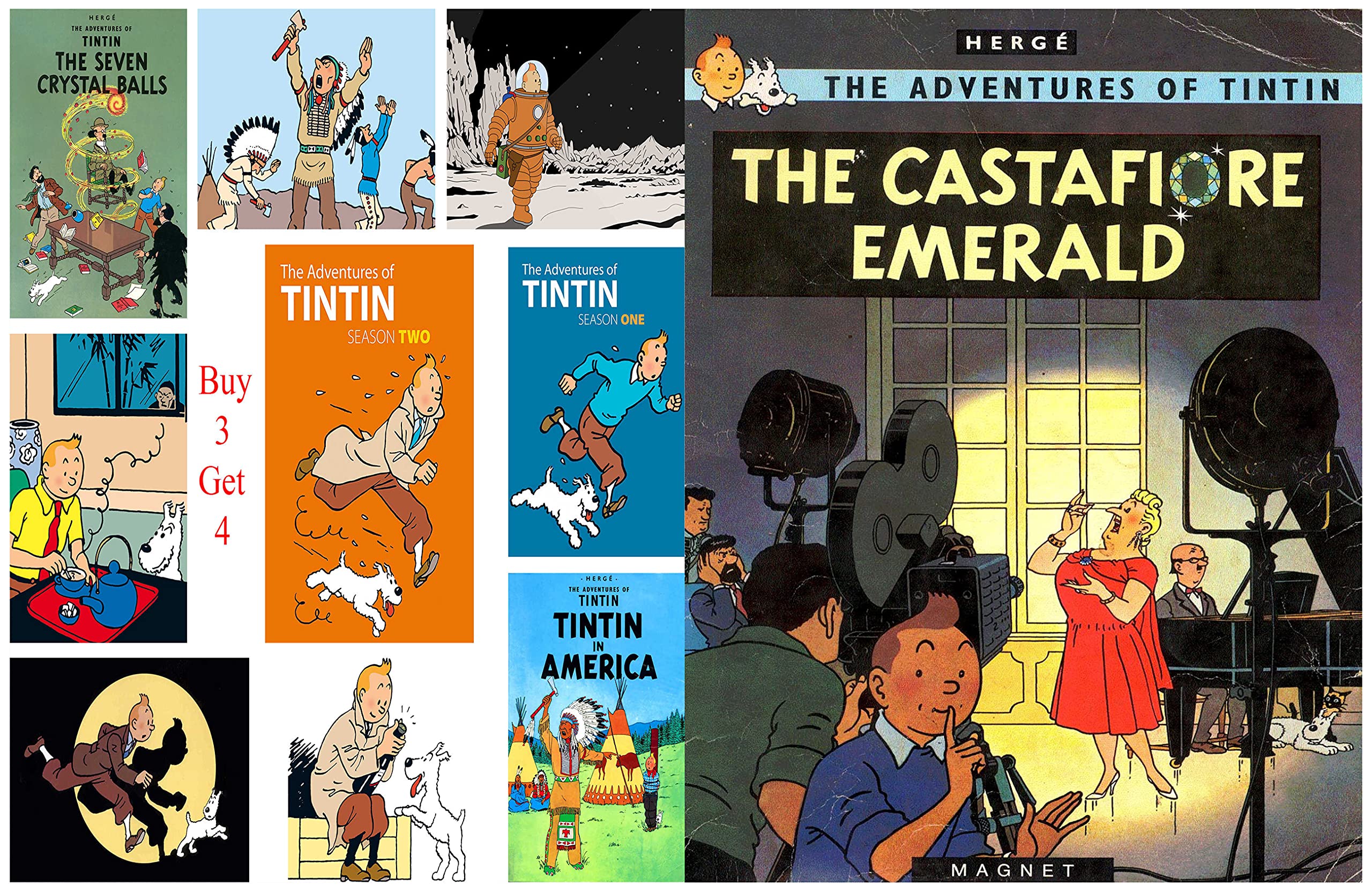 The Adventures of TinTin Full Series : Issue 21-THE CASTAFIORE EMERALD (Kindle Edition)