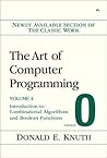 The Art of Computer Programming, Volume 4, Fascicle 0: Introduction to Combinatorial Algorithms and Boolean Functions by Donald E. Knuth, Addison-Wesley Professional