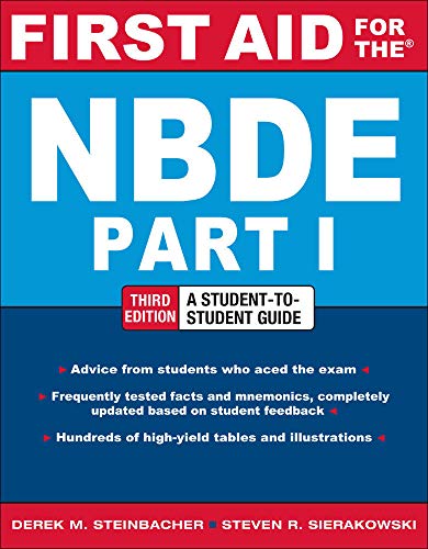 First Aid for the NBDE Part 1, Third Edition (First Aid Series) by Derek M. Steinbacher, McGraw-Hill Education / Medical