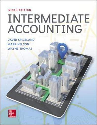 Intermediate Accounting by David Spiceland, McGraw-Hill Education (Unknown Binding)