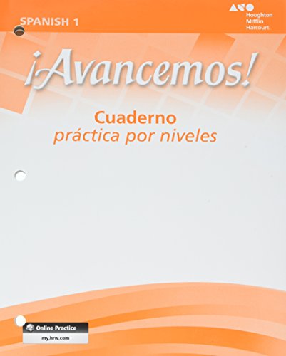 ¡Avancemos!: Cuaderno: Practica por niveles (Student Workbook) with Review Bookmarks Level 1 (Spanish Edition) by MCDOUGAL LITTEL, MCDOUGAL LITTEL