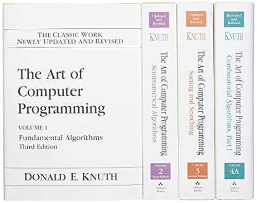 The Art of Computer Programming, Volumes 1-4A Boxed Set by Donald E. Knuth, Addison-Wesley Professional