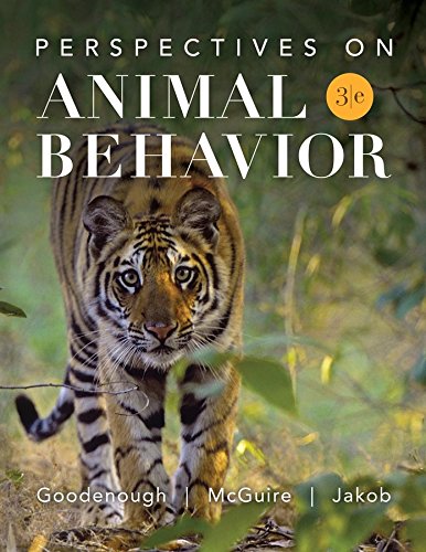 Perspectives on Animal Behavior by Judith Goodenough, Wiley