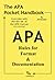 The APA Pocket Handbook: Ru...