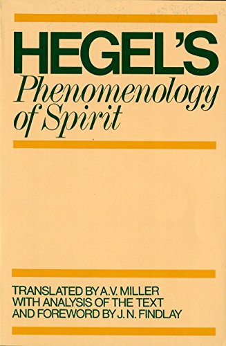 Phenomenology of Spirit by G. W. F. Hegel, Oxford University Press (Unknown Binding)