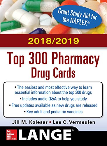 McGraw-Hill's 2018/2019 Top 300 Pharmacy Drug Cards by Jill M. Kolesar, McGraw-Hill Education / Medical
