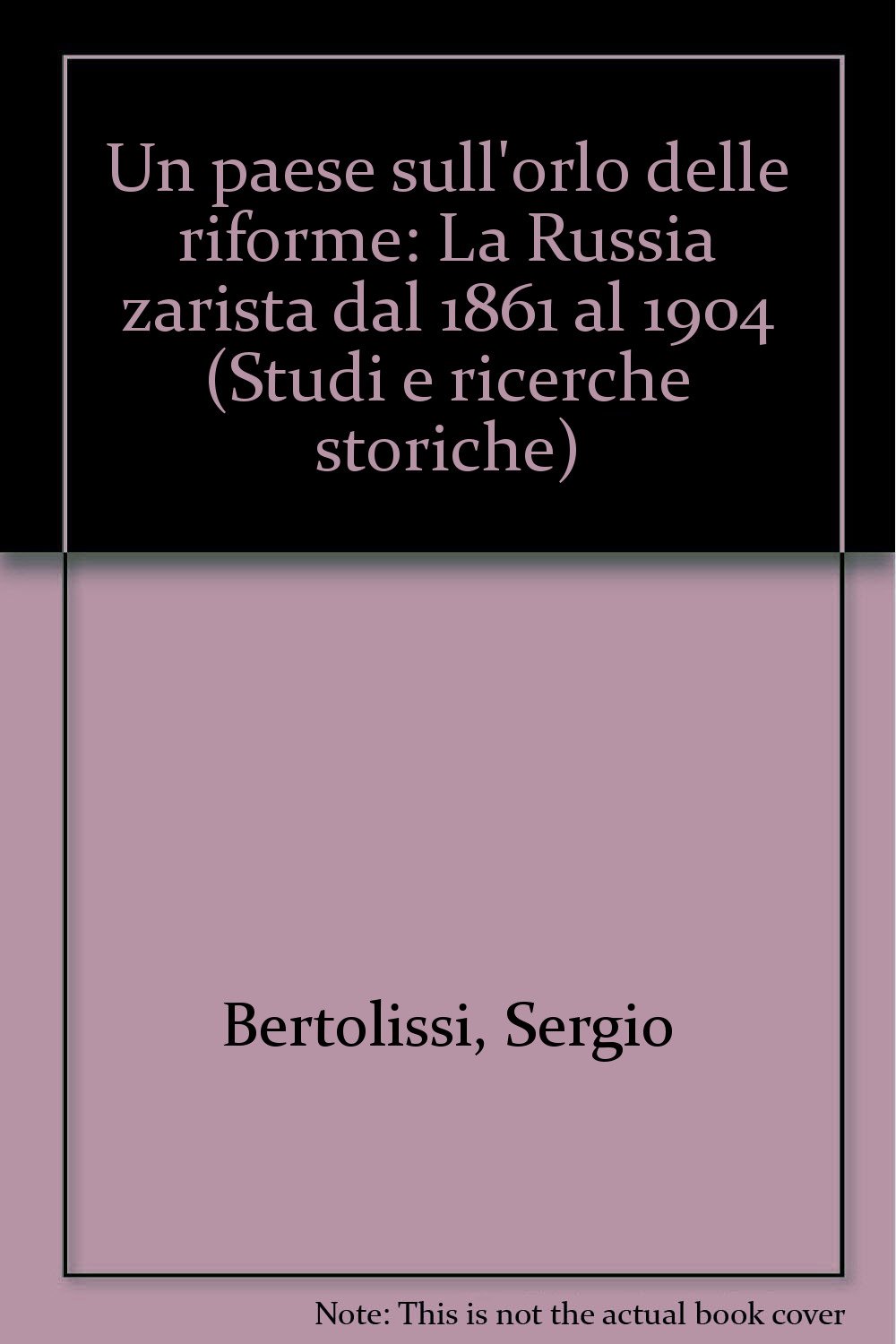 Un paese sull'orlo delle riforme: La Russia zarista dal 1861 al 1904 (Paperback)