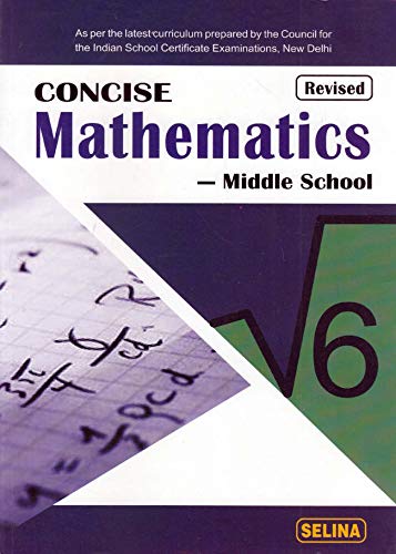 Concise Mathematics Middle School for Class 6 - Examination 2021-22 (Paperback)
