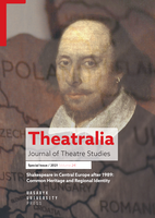 Theatralia 2021, vol. 24, iss. Special Issue