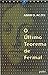 O Último Teorema de Fermat