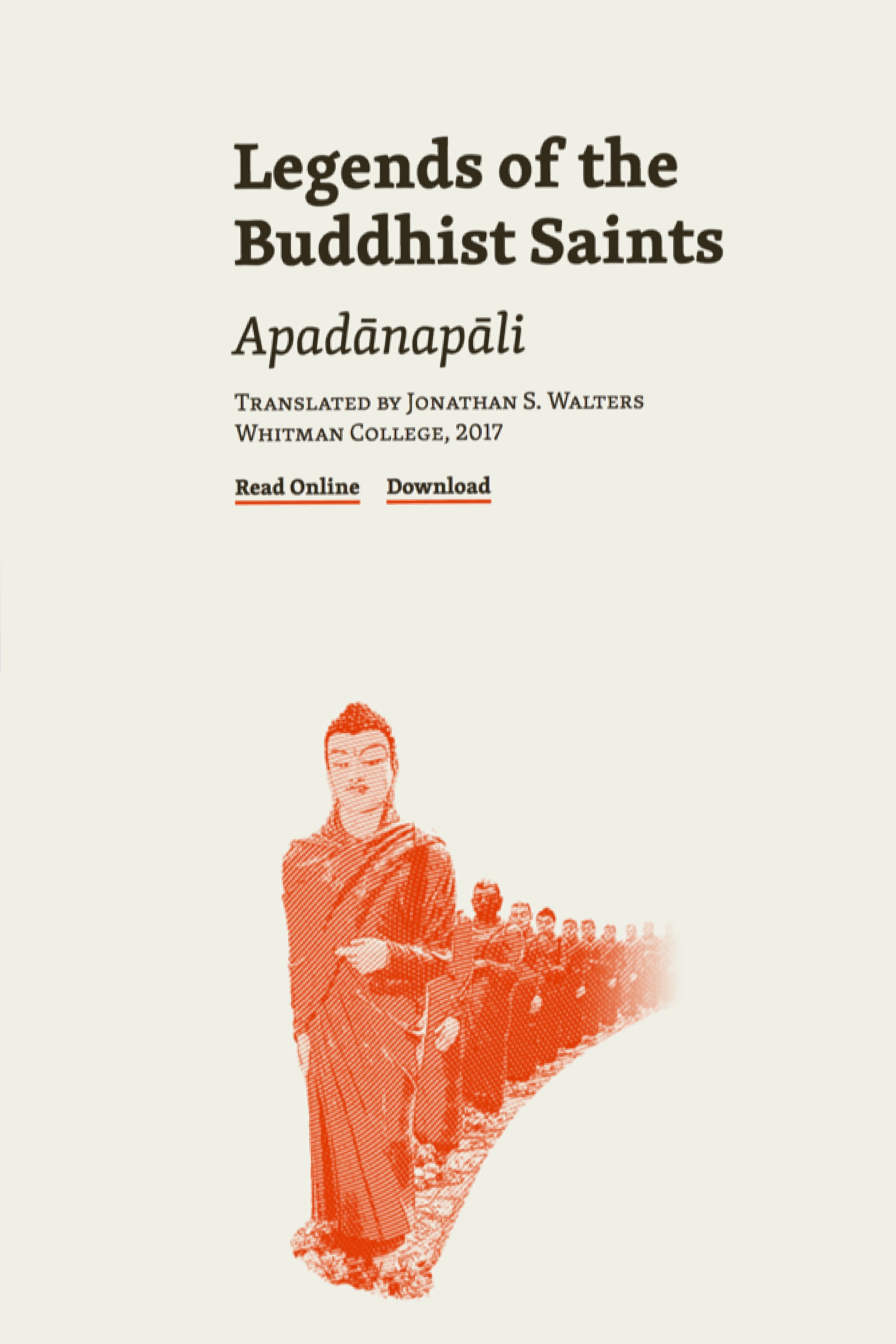 Legends of the Buddhist Saints Apadānapāli