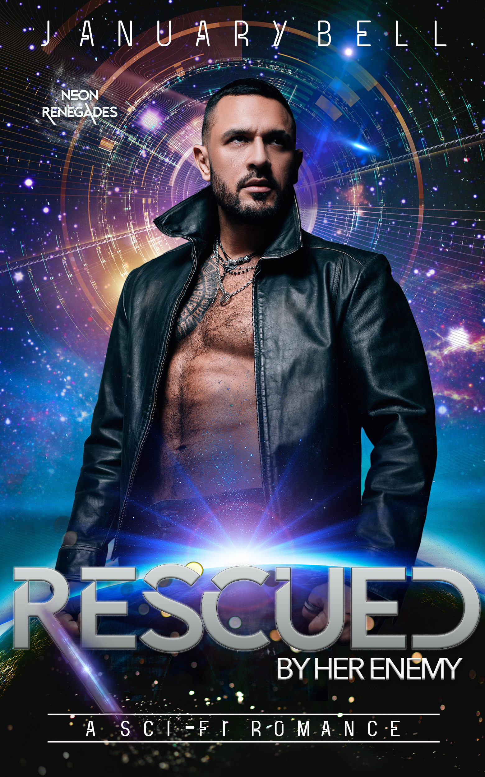 Rescued By Her Enemy (Neon Renegades, #1)