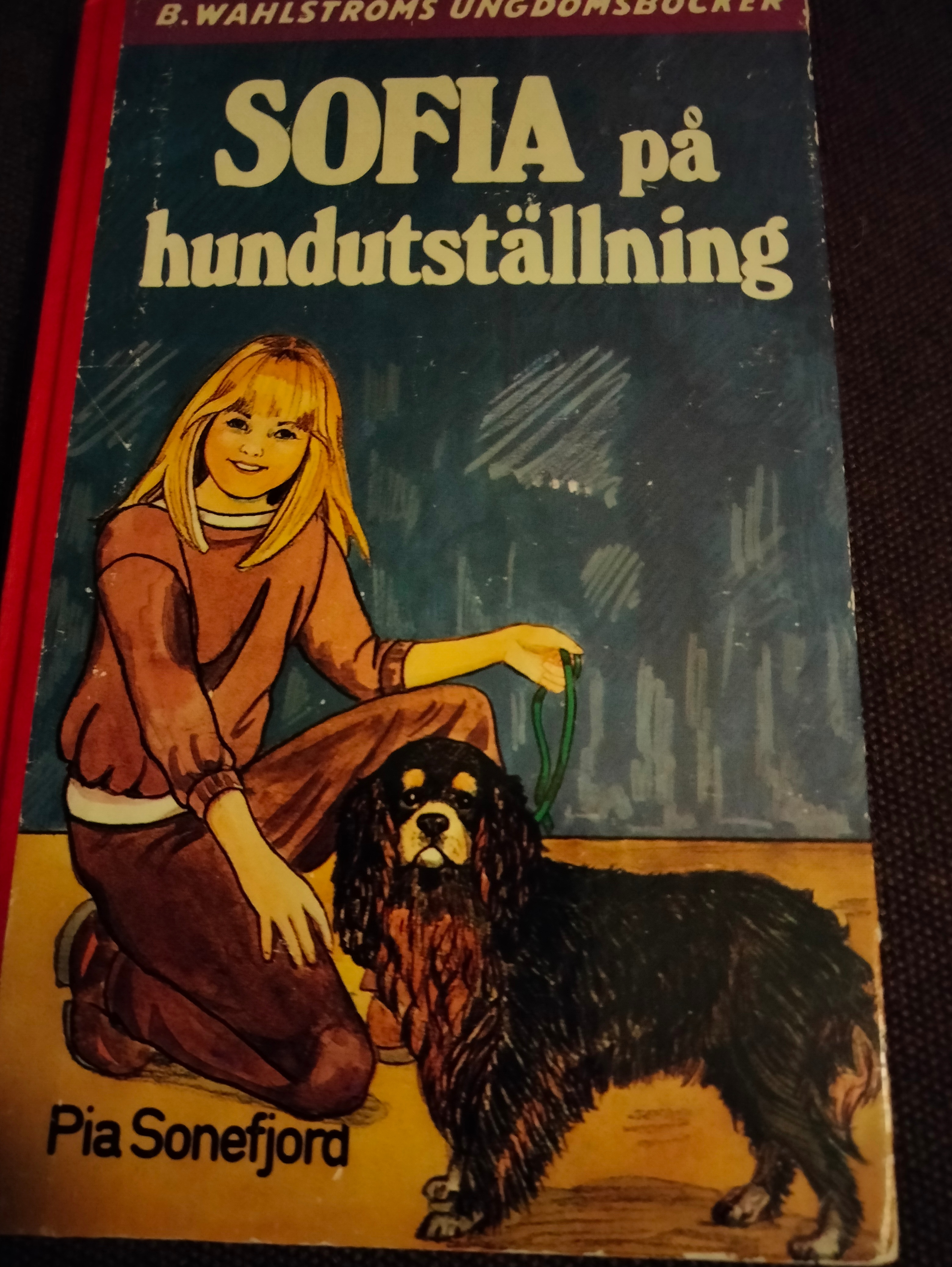 Sofia på hundutställning