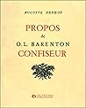 Propos de O.L. Barenton, confiseur