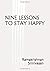 NINE LESSONS TO STAY HAPPY