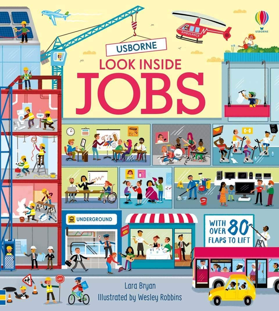 Look Inside Jobs (Board Book)