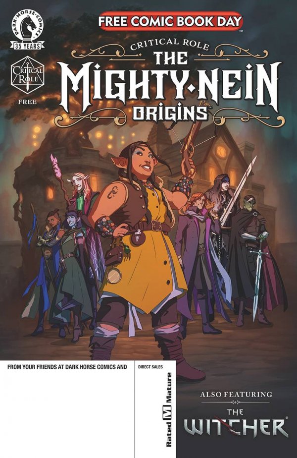 Critical Role: The Mighty Nein Origins (Also featuring the Witcher) - Free comic book day 2021