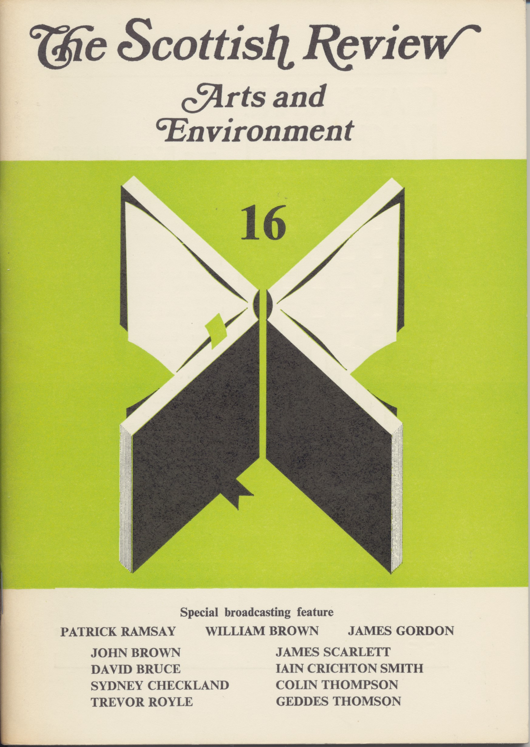 The Scottish Review: Arts and Environment 16