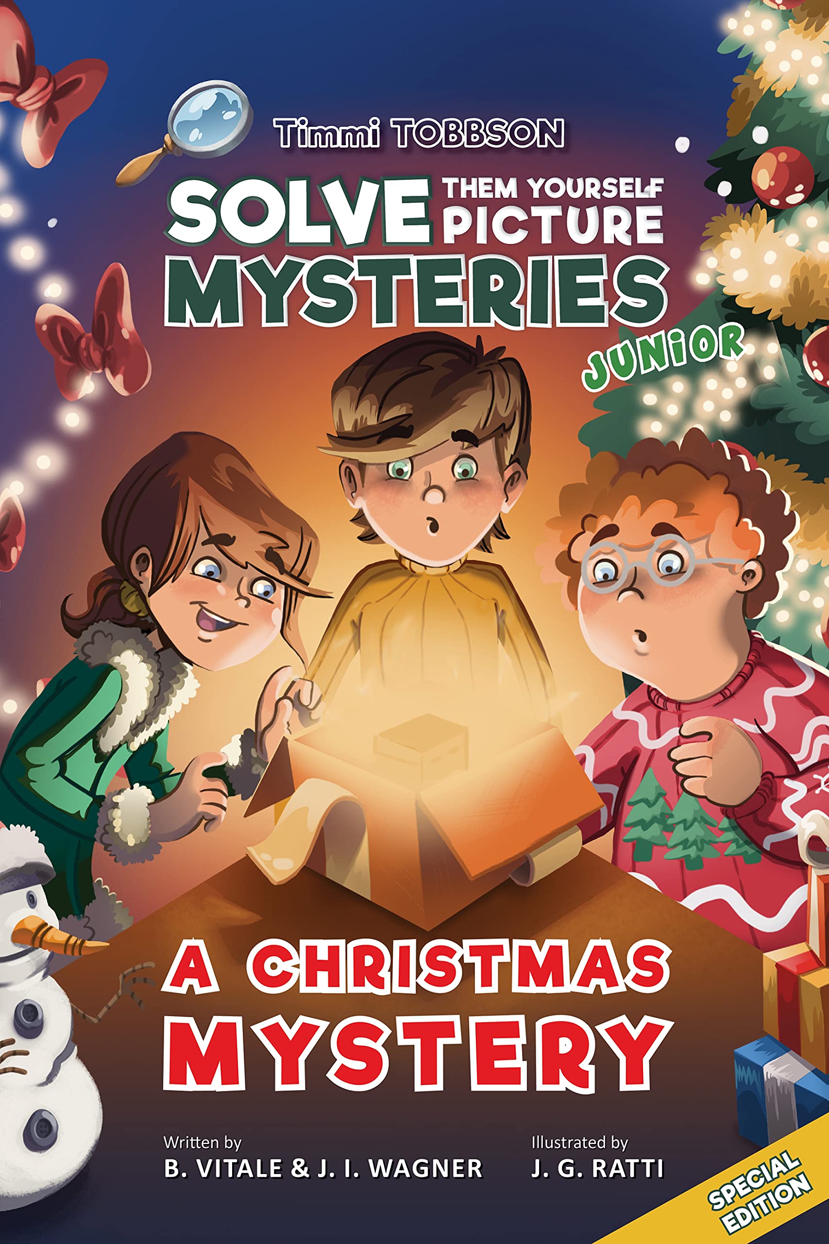 A Christmas Mystery: A Timmi Tobbson Junior (6-8) Christmas Book (Solve-Them-Yourself Mysteries Christmas Book for Girls and Boys Age 6-8) (cover may vary)