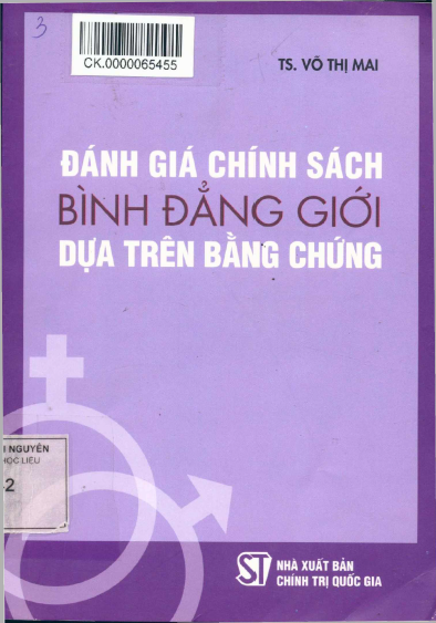 Đánh giá chính sách bình đẳng giới dựa trên bằng chứng