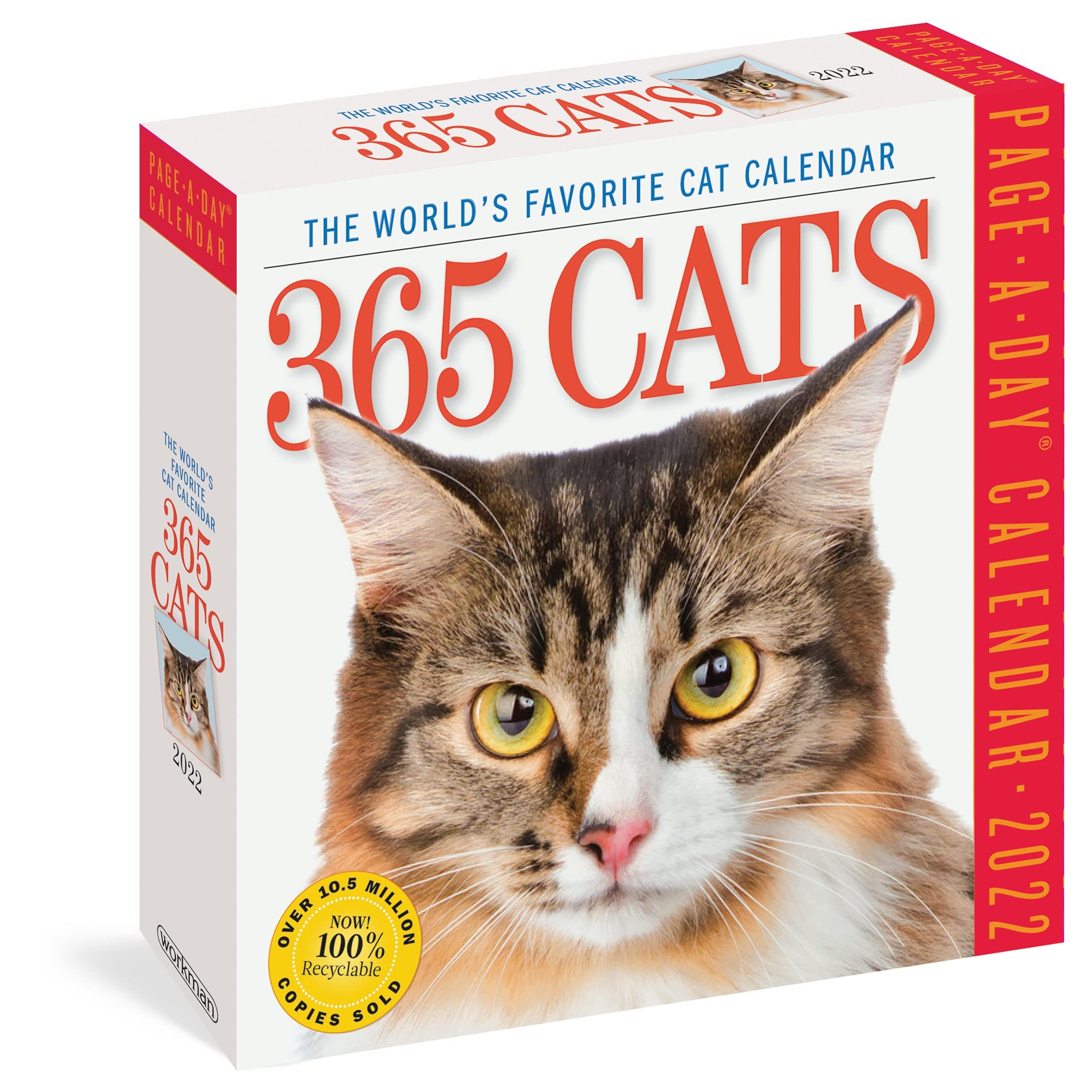 365 Calendar 2022 365 Cats Page-A-Day Calendar 2022: The World's Favorite Cat Calendar By Not  A Book