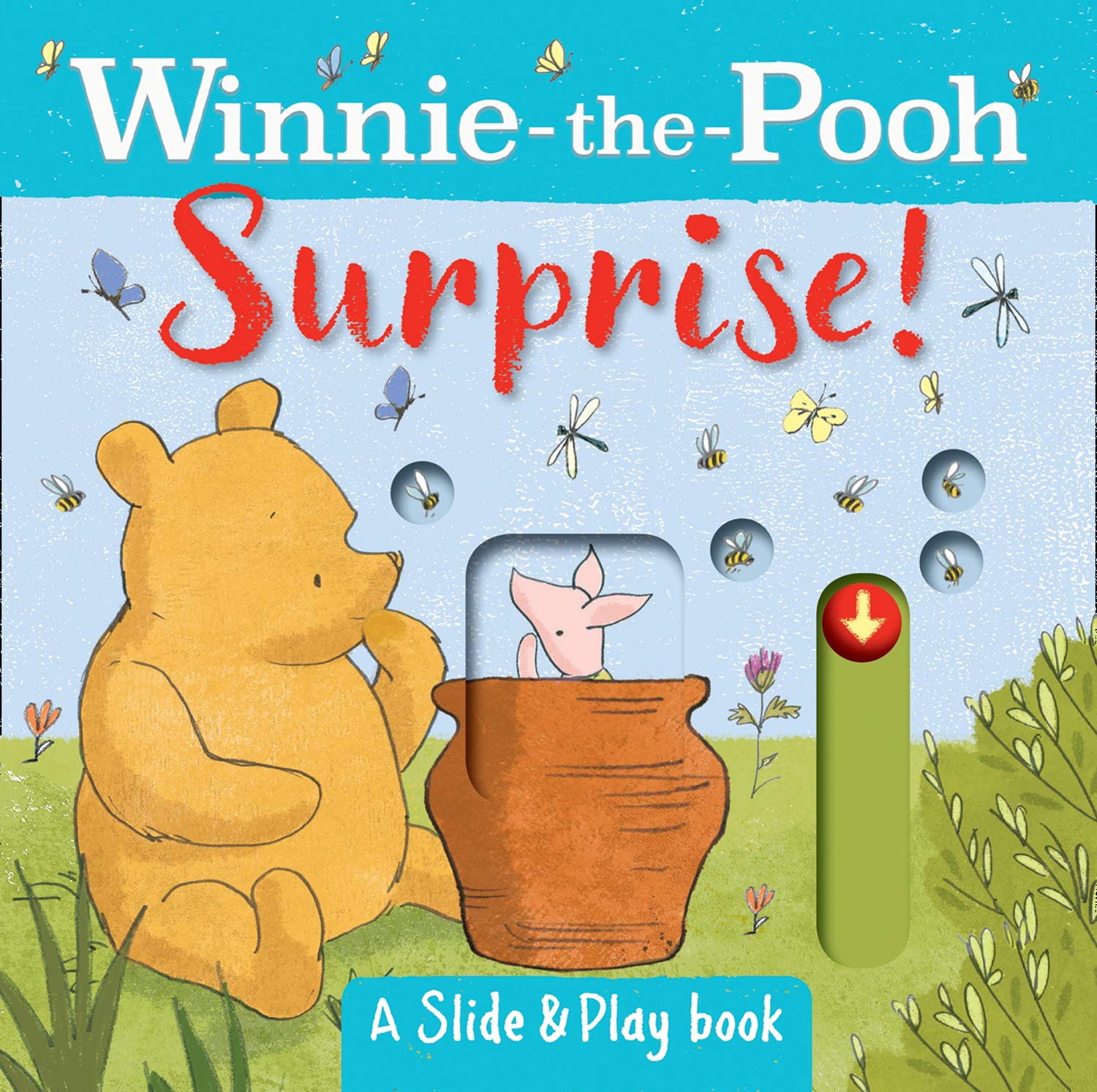 Winnie The Pooh Surprise Slide & Play Bk (Board book)