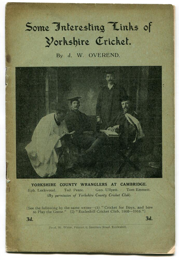 Some Interesting Links of Yorkshire Cricket