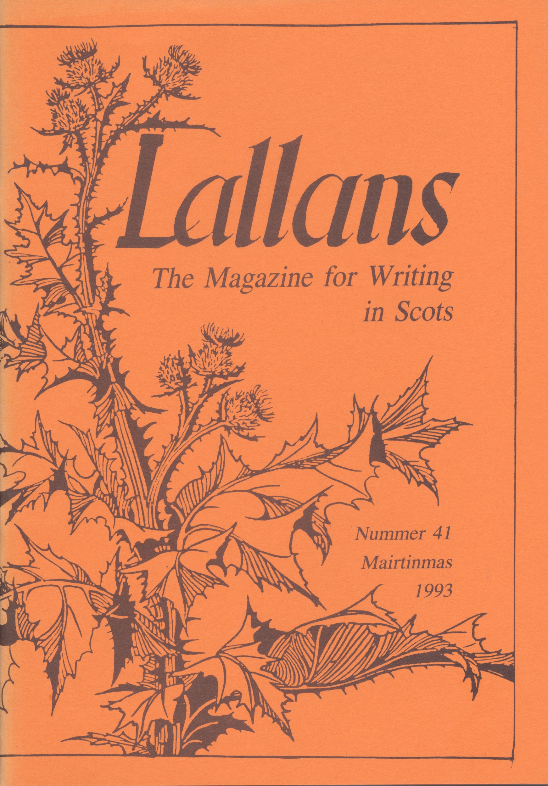 Lallans Nummer 41: Mairtinmas 1993