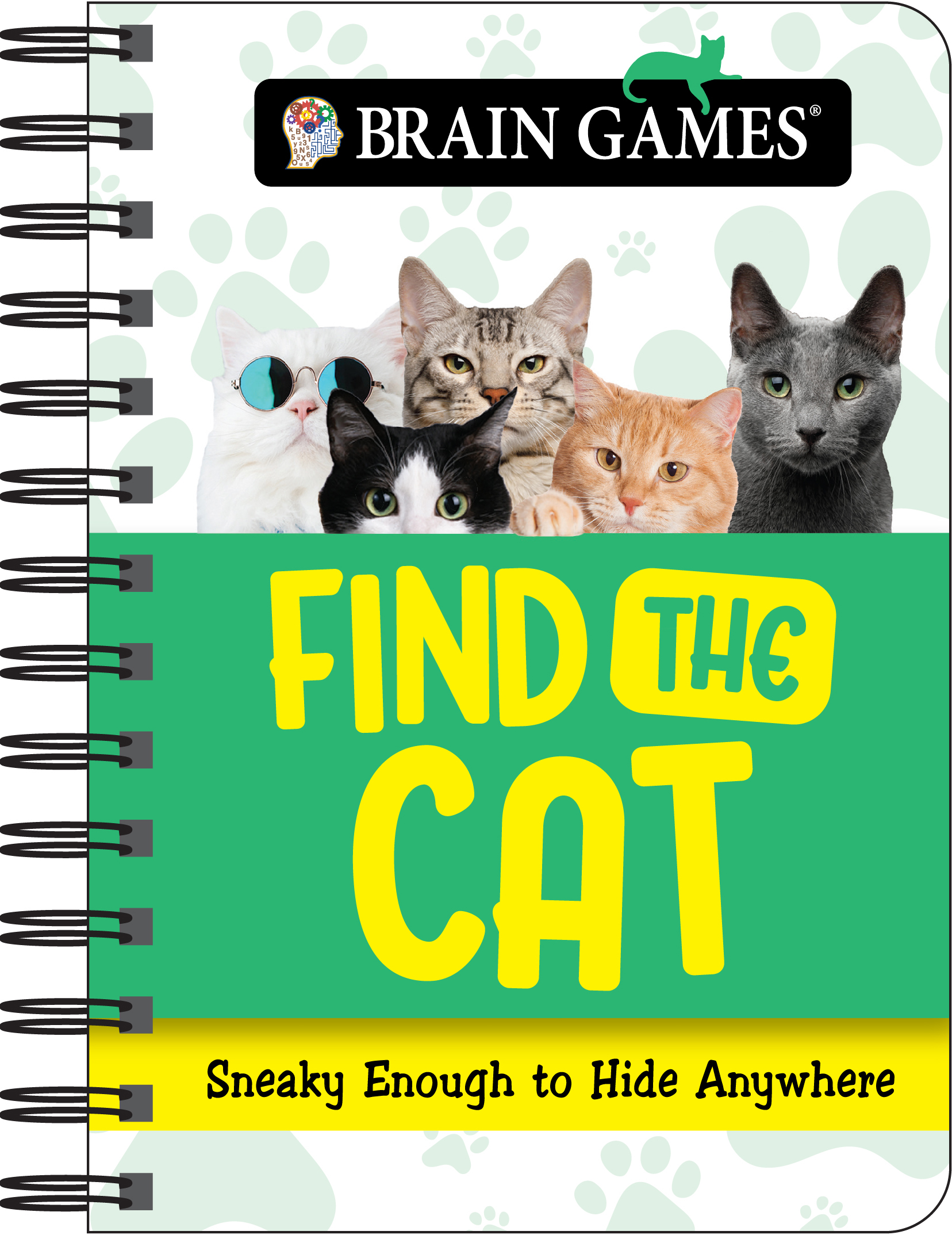 Brain Games - To Go - Find the Cat (Spiral-bound)