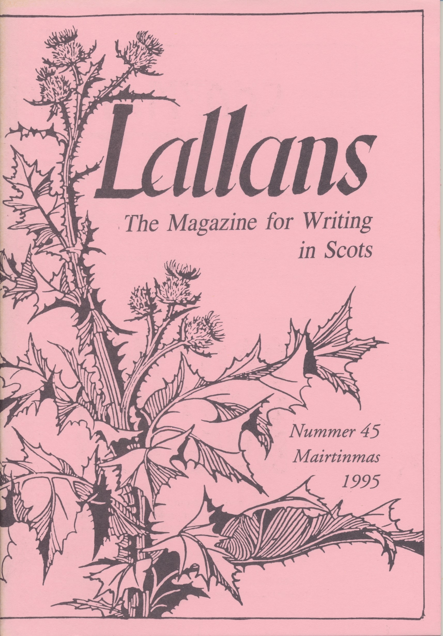 Lallans Nummer 45: Mairtinmas 1995