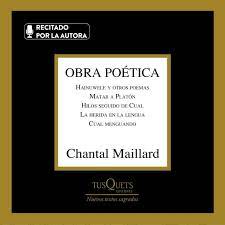 Portada de Obra poética, de Chantall Maillard