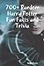 700+ Random Harry Potter Fun Facts and Trivia