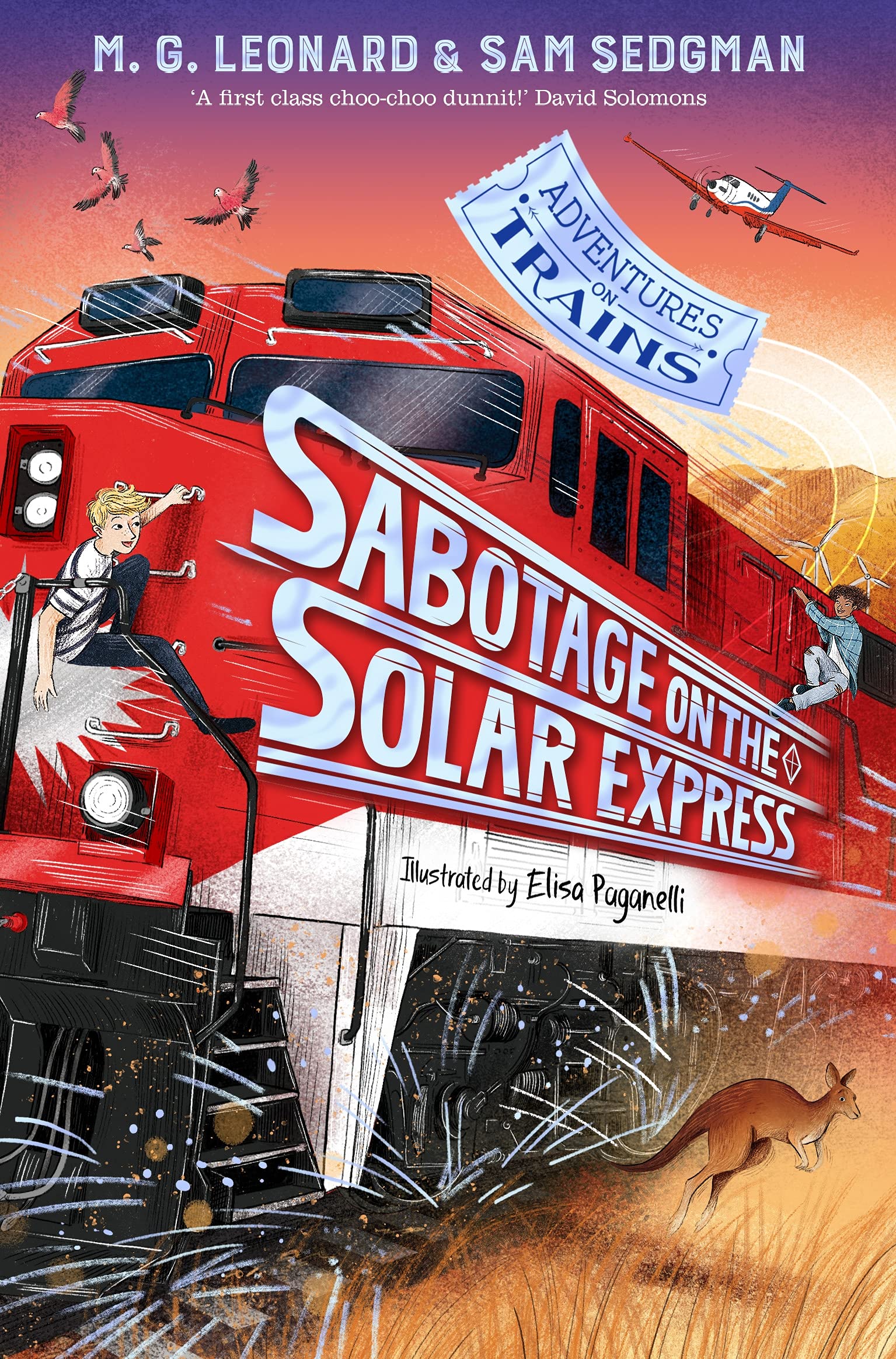 Sabotage on the Solar Express (Adventures on Trains, #5)