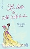 La liste de Mr Malcolm by Suzanne Allain