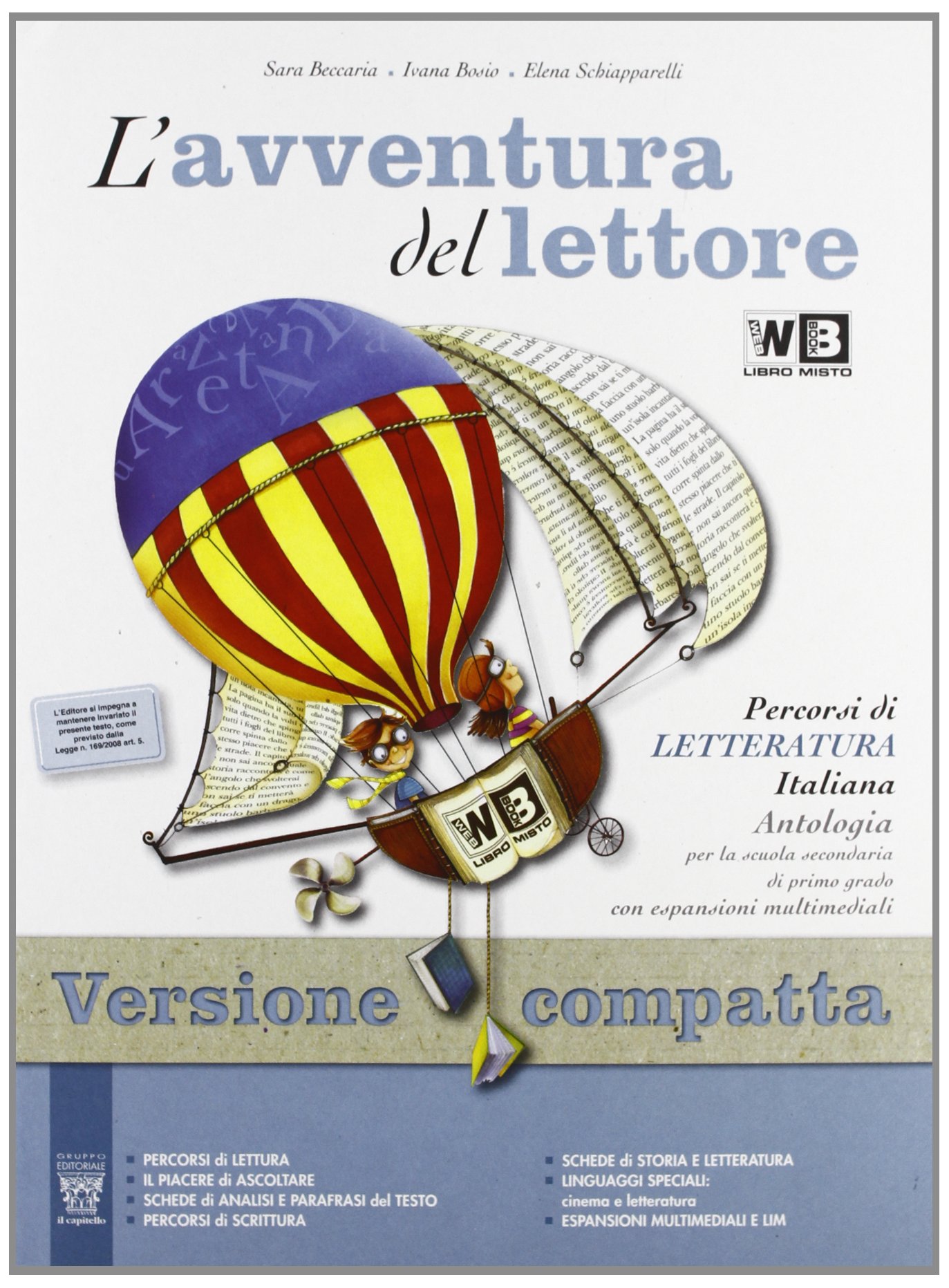 L'avventura del lettore, #2. Percorsi di letteratura italiana (Paperback)