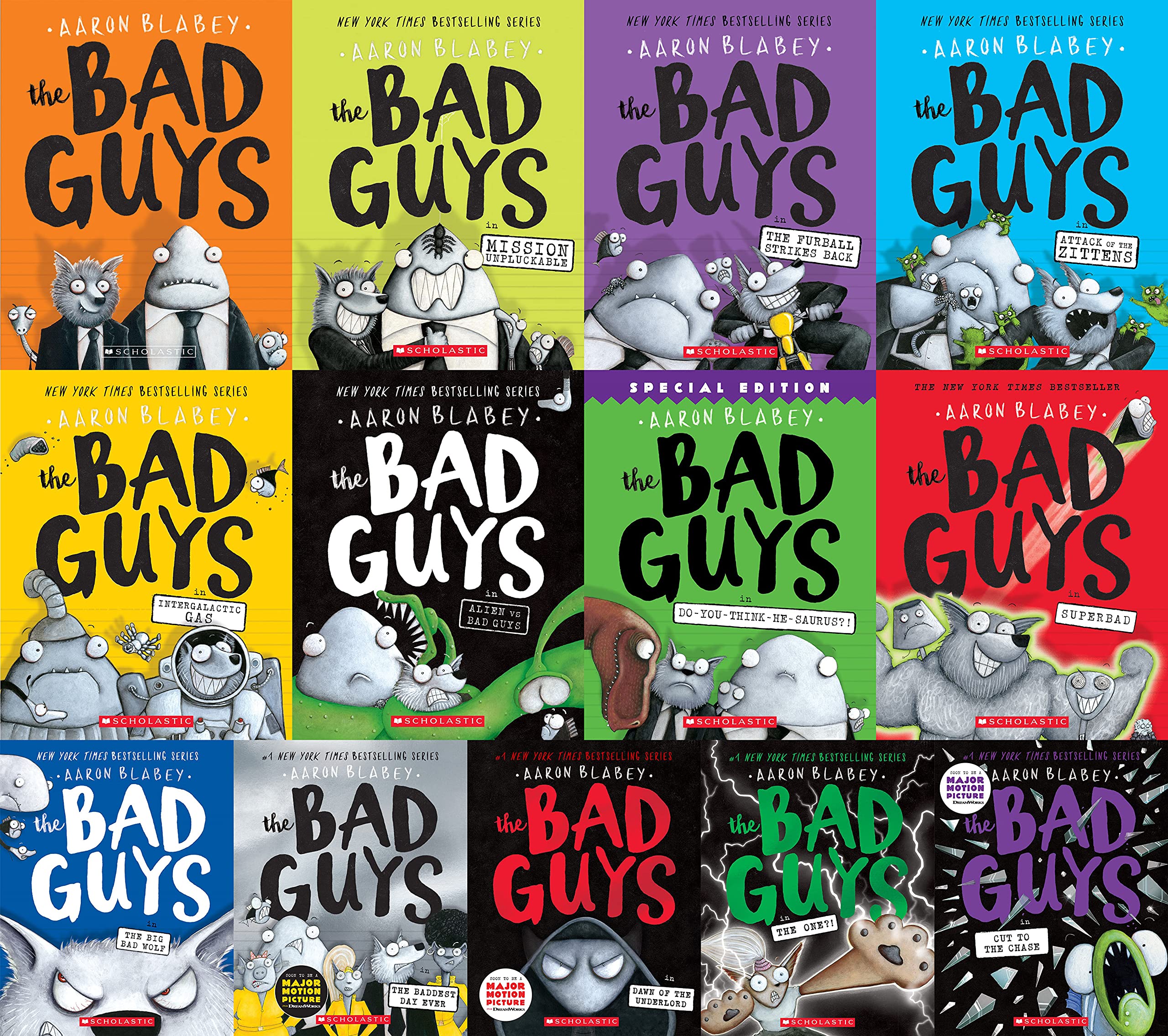 Bad Guys Book Series 1-12 (Paperback)