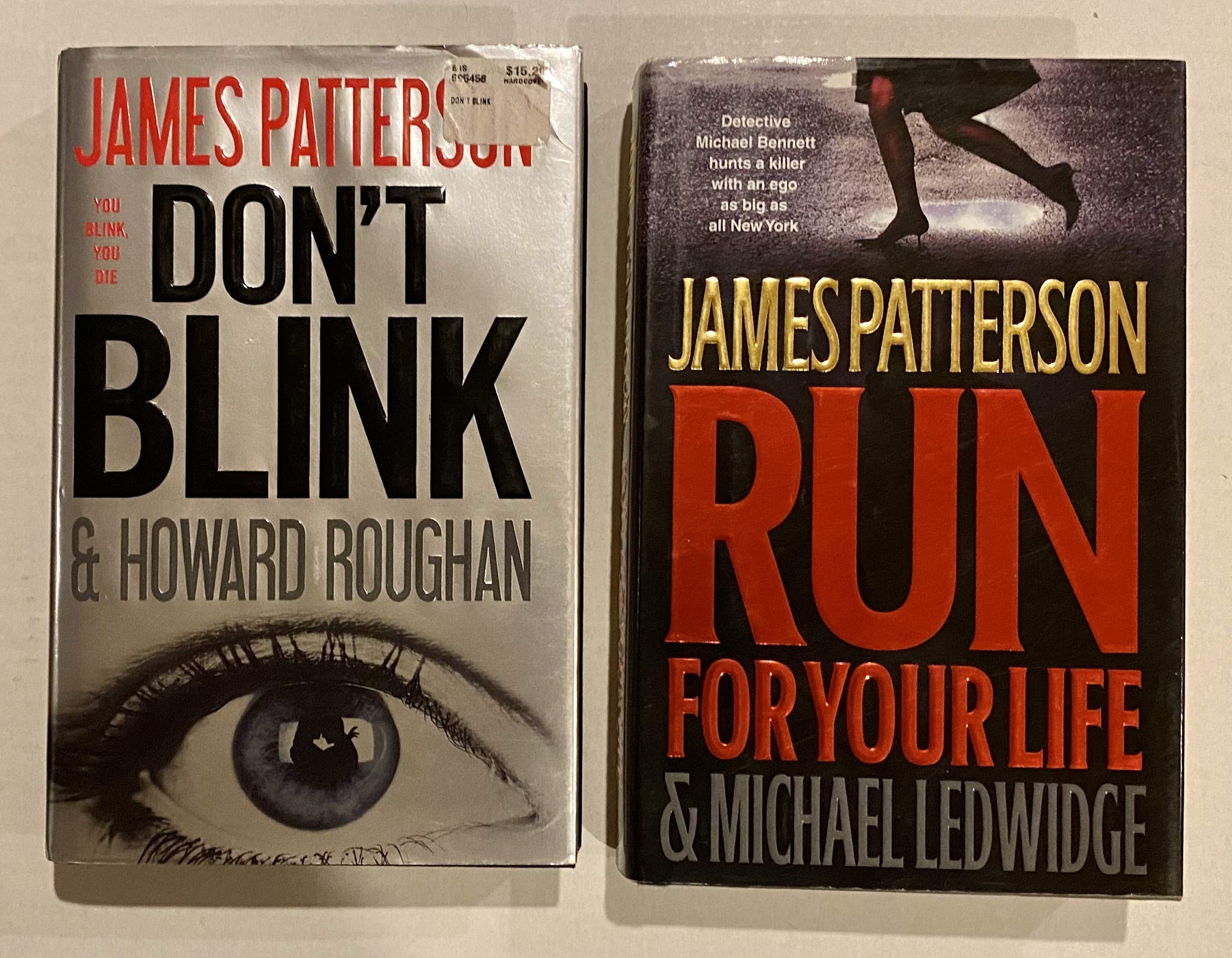 2 Books! 1) Sam's Letters to Jennifer 2) Run For Your Life (Hardcover)