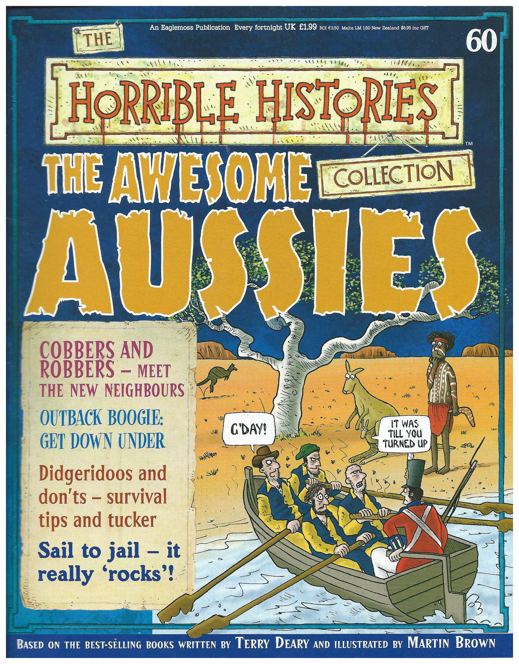 The Awesome Aussies (Horrible History Magazines, #60)